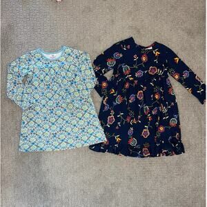 Hanna Andersson Long Sleeve Floral Dress Lot 5/6